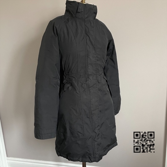 The North Face TNF Black 3/4 Mid Length Arctic Goose Down Winter Parka Coat - XS - Picture 2 of 12
